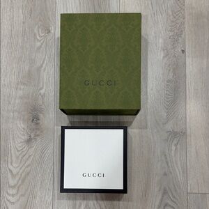 Gucci Green and White Watch Box